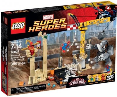 76037 Supervilains de Rhino et de l'homme-sable