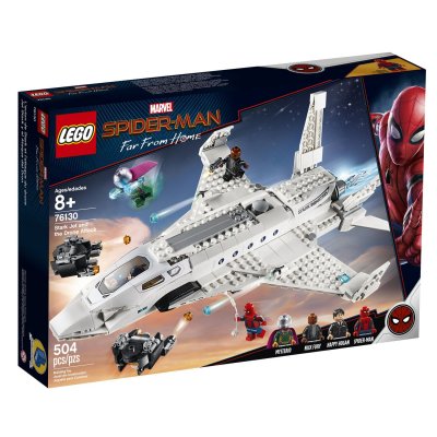 76130 L'attaque de Spider Man avec le jet de Stark