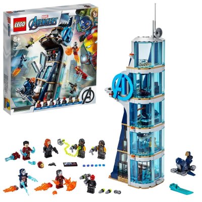 76166 la tour de combat des avengers marvel