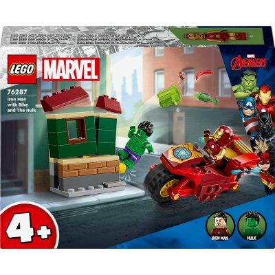 76287 Iron man avec une moto et hulk LEGO&reg; 