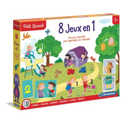 CLEMENTONI 8 jeux &eacute;ducatifs  vert