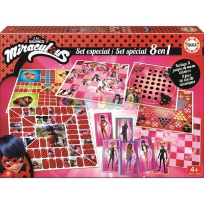 EDUCA 8 JEUX EN 1 MIRACULOUS LADYBUG