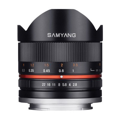 SAMYANG 8mm f/2.8 UMC Fisheye II Noir pour Sony E