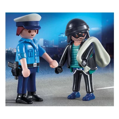 9218 - Playmobil Duo Policier Et Voleur