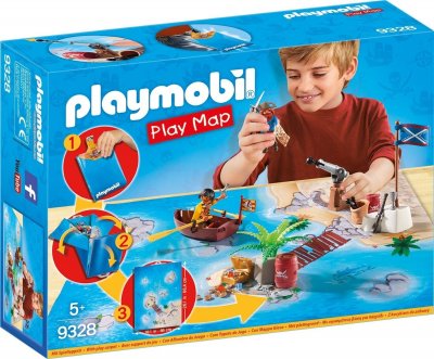9328 playmobil pirates avec support de jeu 1218