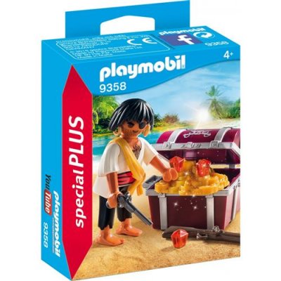 9358 Pirate avec coffre au tr&eacute;sor