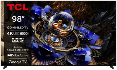 TCL 98X11K QD-MiniLED GOOGLE TV et systeme sonore Bang&Olufsen 248 cm 4K 2025