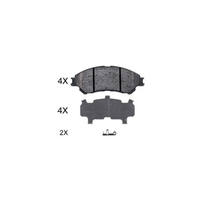 A.B.S.  Jeu de plaquettes de frein avant 35031 SUZUKI VITARA