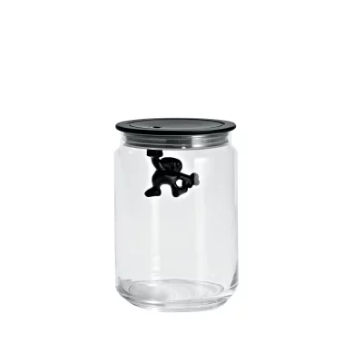 ALESSI A di  - Bo&icirc;te de cuisine Gianni, 90 cl, noir