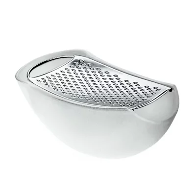 ALESSI A di  - R&acirc;pe &agrave; fromage avec bo&icirc;te Parmenide, gris glace