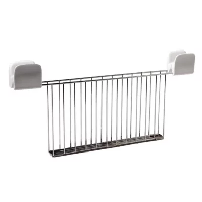 ALESSI A di  sg68rack w grille-pain en acier inoxydable et pc - blanc