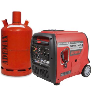 AI POWER A-IPOWER Groupe &eacute;lectrog&egrave;ne essence / gaz Inverter 3800W SC4000iED-O