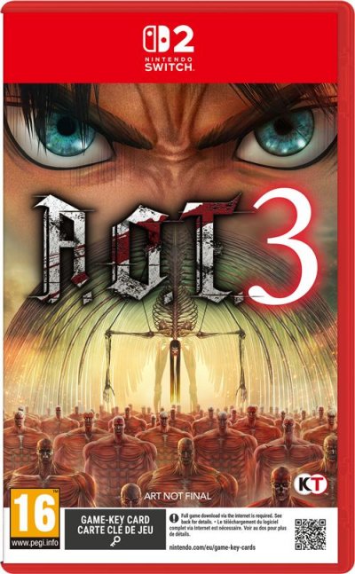 KOEI TECMO A.O.T. 3 - &Eacute;dition de lancement &bull; Jeu Nintendo Switch 2