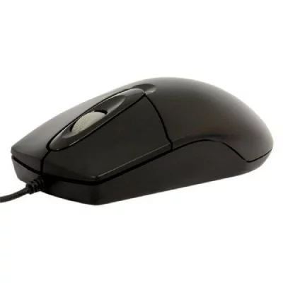 A4TECH  OP-720 - Souris - optique - 3 boutons - filaire - USB - noir 