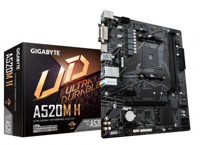 GIGABYTE A520m h amd ryzen 7 am4 micro atx ddr4 2133 mhz noir