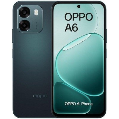 OPPO A6 17,1 cm (6.75"") Double SIM Android 15 4G USB Type-C 6 Go 256 Go 6550 mAh Noir