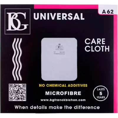 BG FRANCE A62 - Chiffon Microfibre De Nettoyage Universelle