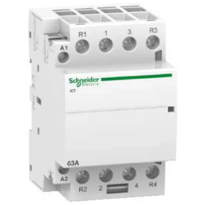 SCHNEIDER ELECTRIC A9c20868 - Contacteur T&eacute;trapolaire - 2no+2nf - 63a - Bobine 230vca - Schneider Acti 9 Ict