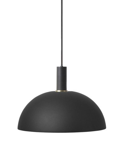 FERM LIVING Abat-jour noir Dome - 