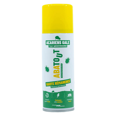 ABATOUT  Laque Anti-Acariens/Gale Choc Fogger 150 ml