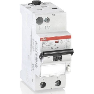 ABB  471016GSB Disjoncteur diff&eacute;rentiel phase plus neutre 32 A
