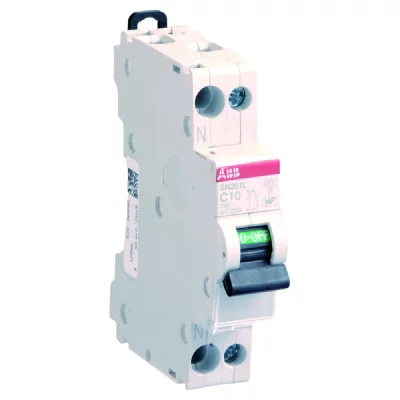 ABB  Disjoncteur modulaire phase plus neutre (PH/N) 10 A