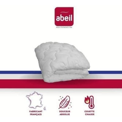 ABEIL  Couette chaude Douceur Absolue 200x200 cm blanc