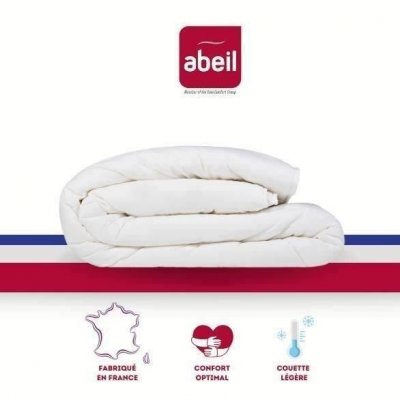 ABEIL  Couette l&eacute;g&egrave;re NUAGE de DOUCEUR 200x200 cm blanc