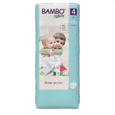 BAMBO NATURE ABENA  T4 L Enfant 7-14G Tall Format Eco Pack