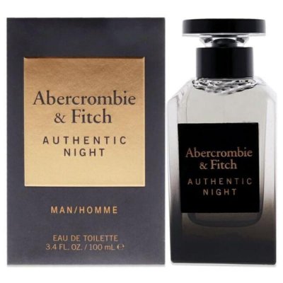 Abercrombie & Fitch Authentic Night Eau De Toilette Pour Homme 100 Ml