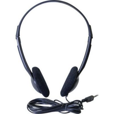 MCAD Abi Diffusion Casque St&eacute;r&eacute;o Eco Jack 3.5 mm noir (5 m)