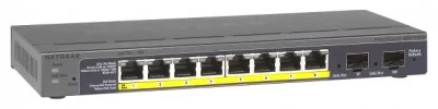 NETGEAR ABI DIFFUSION  GS110TP switch Niv2 8 ports gigabit poe 46W & 2 sfp