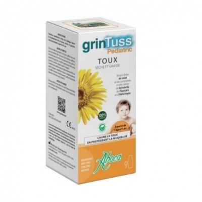 ABOCA  GrinTuss Pediatric Tos Seca y Productiva 128g