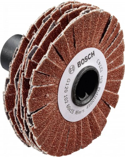 BOSCH Abrasif bois pour ponceuse prr 250 es 15 mm G80 rouge - 