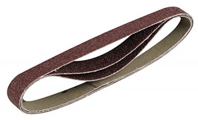 KREATOR Abrasif pour lime &eacute;lectrique, Lot de 3 bandes 13x457mm Grain 120