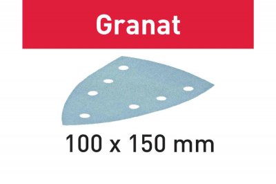 FESTOOL Abrasifs Triangulaires Stickfix 100x150 Mm Grain 80 Bo&icirc;te De 50 Pi&egrave;ces