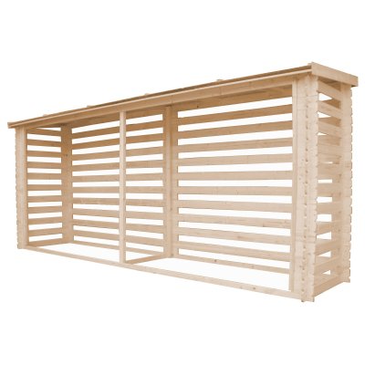 TIMBELA Abri &agrave; b&ucirc;ches 6,7 m3 - abri &agrave; v&eacute;lo/container -  M203 M203