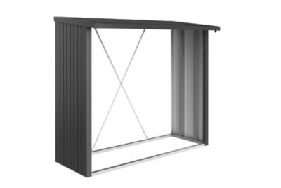 BIOHORT Abri b&ucirc;ches m&eacute;tal  WoodStock 2,7 st&egrave;res gris fonc&eacute;