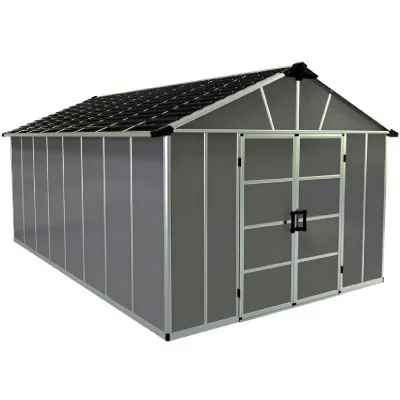 PALRAM Abri de jardin 11x17.2 pieds gris anthracite - 705683 - 