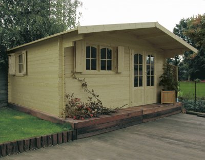SOLID Abri de jardin bois - Autoclav&eacute; - 19,98m&sup2; - CHAMBERY
