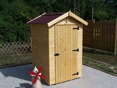 HABRITA abri de jardin bois  2,03 m&sup2; Ep. 16 mm