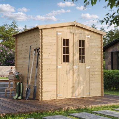 TIMBELA Abri de jardin en bois - i236xl226xh218 cm4.33 m2 -  m369c