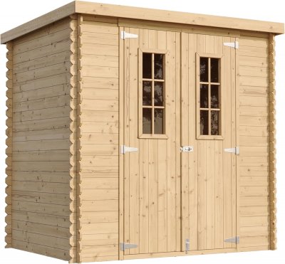 TIMBELA Abri de jardin en bois  m311c - l204xl142xh200cm2.22m2