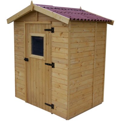 HABRITA Abri de jardin en panneaux 16 mm 2,46 m2 - ED1612.01 -  Foresta