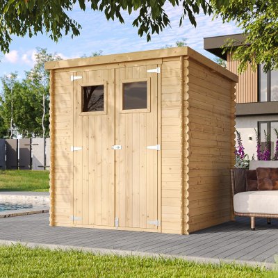 TIMBELA Abri de jardin - H200 x 204 x 204 cm / 3,53 m2 -  M309