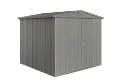 BIOHORT Abri de jardin m&eacute;tal 5,56 m&sup2; Ep. 0,53 mm Europa 4  gris