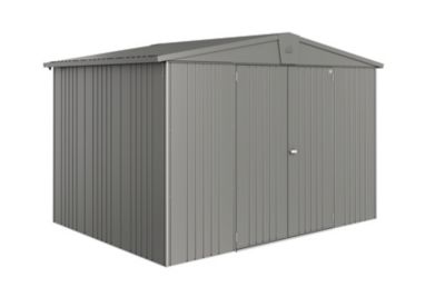 BIOHORT Abri de jardin m&eacute;tal 7,20 m&sup2; Ep. 0,53 mm Europa 5  gris