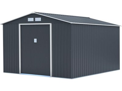 HABITAT ET JARDIN Abri de jardin m&eacute;tal ""Vegas"" - 8,83 m&sup2;