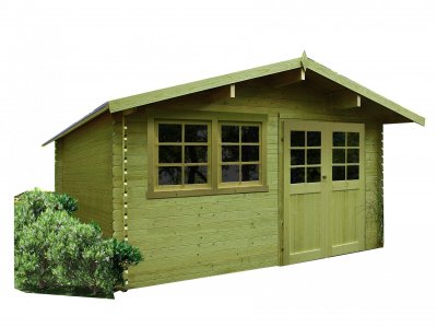 SOLID Abri de jardin Niort 418x298cm autoclave vert