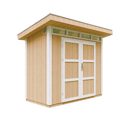 TIMBELA Abri de jardin qualit&eacute; premium 3m&sup2; l161xl294xh239 cm - jaune
